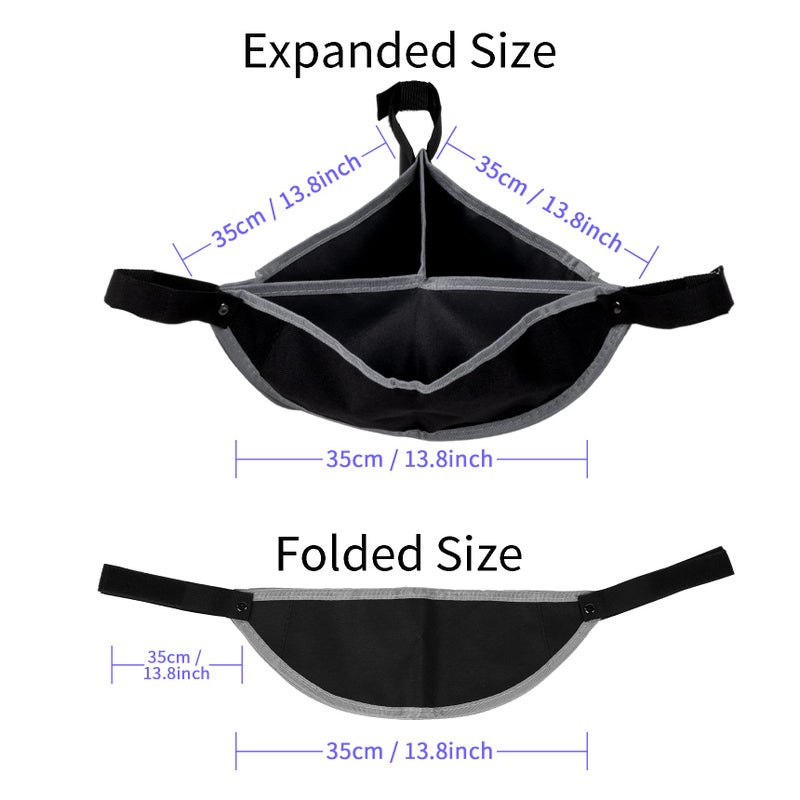 Selens Universal Tripod Weight Stone Bag Portable Outdoor Heavy Duty Sandbag Butler Pouch to Light Stand Legs Grey - Image 5